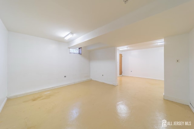 289 Old Rd, Sewaren, NJ 07077 - finished basement featuring baseboards