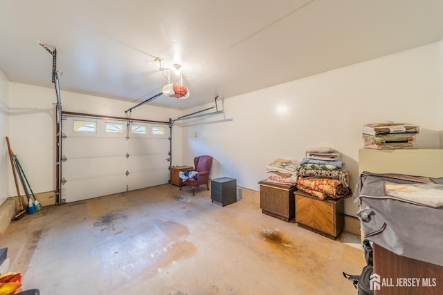 289 Old Rd, Sewaren, NJ 07077 - garage featuring a garage door opener