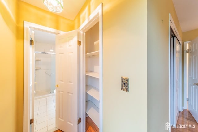 289 Old Rd, Sewaren, NJ 07077 - hallway with tile patterned floors