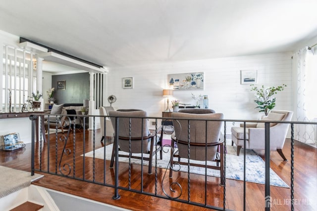 1 Hollywood Dr, Woodbridge Proper, NJ 07095 - dining space with wood finished floors