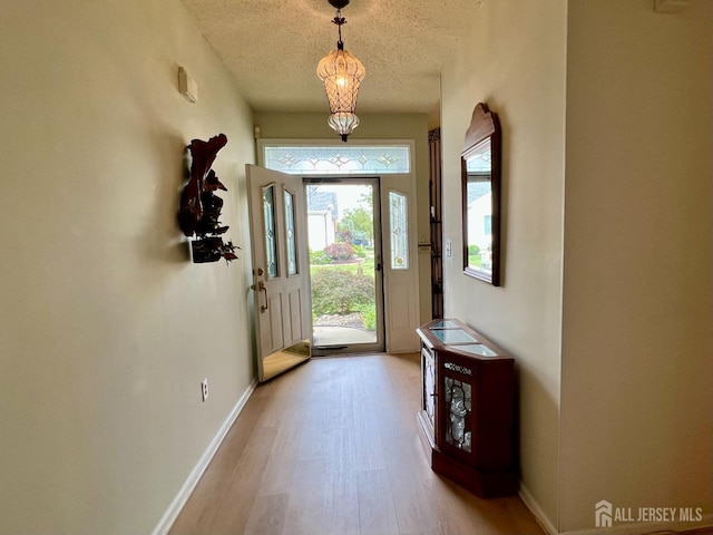 1 Walter Way, Monroe, NJ 08831 - entryway with light wood-style flooring, a textured ceiling, and healthy amount of natural light