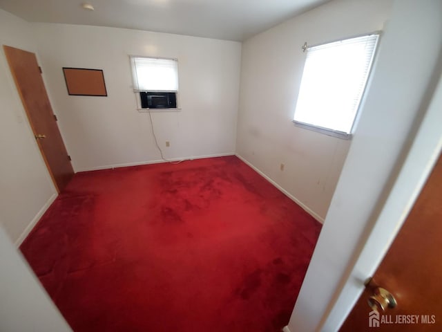 429 Wilfred Ave, Hamilton, NJ 08610 - empty room with healthy amount of natural light, cooling unit, and carpet