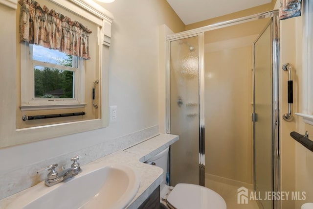25 Orchard Rd, Middlesex, NJ 08846 - bathroom with toilet, a shower stall, and vanity