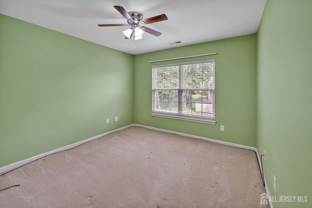 27 Rue Chagall, Franklin, NJ 08873 - carpeted empty room featuring baseboards and ceiling fan