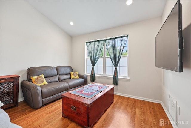 7 Cornell Dr, East Brunswick, NJ 08816 - living area with light wood-type flooring, recessed lighting, and baseboards