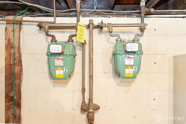 200 Plainfield Rd, Edison, NJ 08820 - utility room featuring gas meter