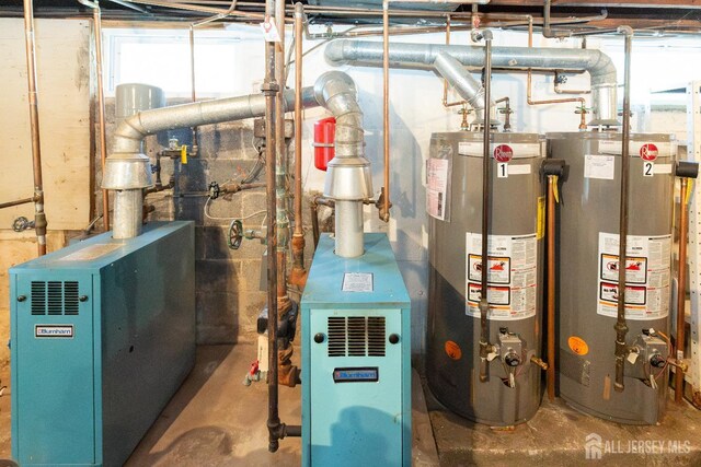 200 Plainfield Rd, Edison, NJ 08820 - utilities featuring water heater and a heating unit