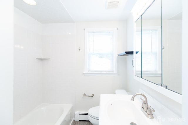 200 Plainfield Rd, Edison, NJ 08820 - full bath with baseboard heating, bathing tub / shower combination, and vanity