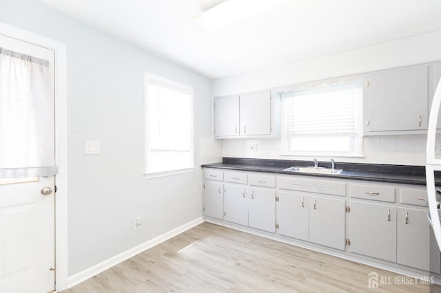 200 Plainfield Rd, Edison, NJ 08820 - kitchen featuring light wood-style flooring and dark countertops