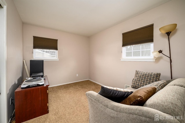 interior space with baseboards