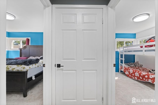 bedroom featuring carpet floors