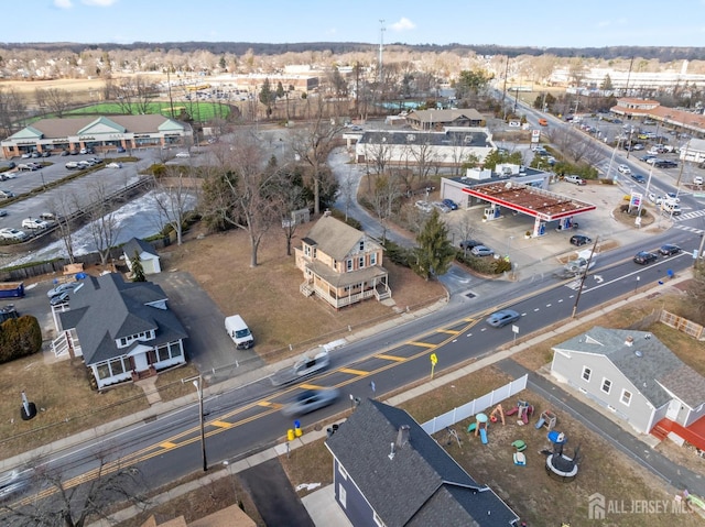 aerial view featuring a residential view