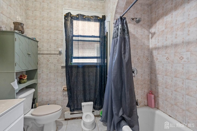 349 Livingston Ave, New Brunswick, NJ 08901 - full bath featuring toilet, tile patterned flooring, and vanity