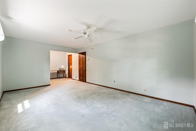 19 Redcoat Dr, East Brunswick, NJ 08816 - unfurnished room featuring a ceiling fan and light carpet
