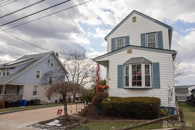 view of side of property