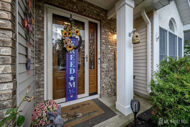 1617 Sweetbay Dr, Toms River, NJ 08755 - entrance to property featuring a porch and brick siding