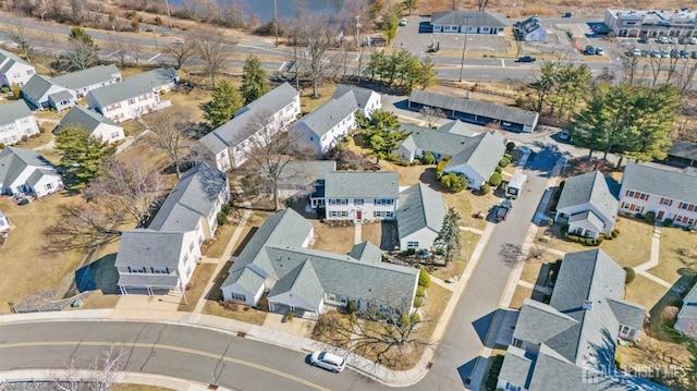 bird's eye view featuring a residential view