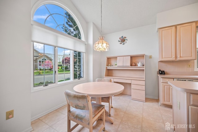 11 Wintons Way, Monroe, NJ 08831 - dining room with plenty of natural light, a chandelier, baseboards, and high vaulted ceiling