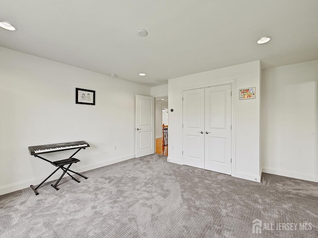 6 Condor Ct, South Brunswick, NJ 08852 - unfurnished bedroom featuring carpet, baseboards, a closet, and recessed lighting