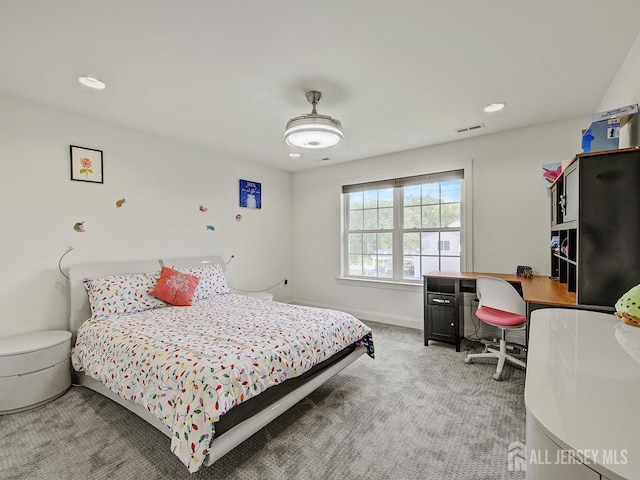 6 Condor Ct, South Brunswick, NJ 08852 - carpeted bedroom with a desk, recessed lighting, and baseboards
