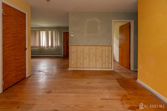 140 Prospect Plains Rd, Monroe, NJ 08831 - hallway featuring baseboard heating and wood finished floors
