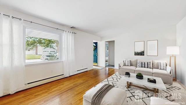 131 Hazelwood Ave, Metuchen, NJ 08840 - living room with light wood-style flooring