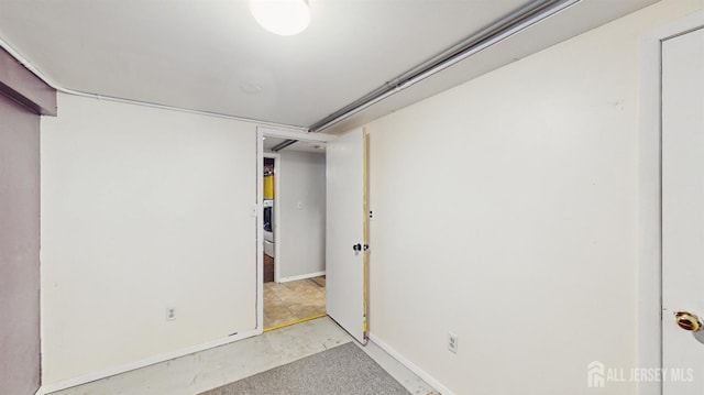 131 Hazelwood Ave, Metuchen, NJ 08840 - unfurnished room with washer / dryer and baseboards