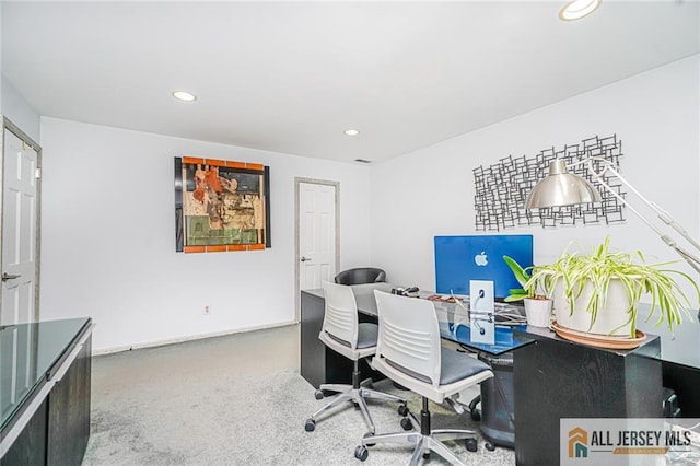 5 Leighton Dr, East Brunswick, NJ 08816 - office area with recessed lighting and speckled floor