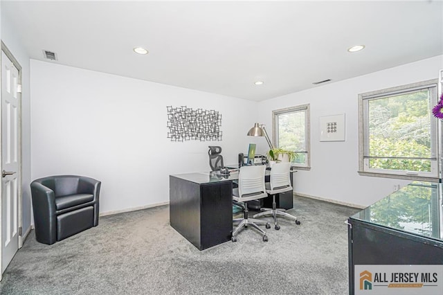 5 Leighton Dr, East Brunswick, NJ 08816 - office area with carpet flooring and recessed lighting