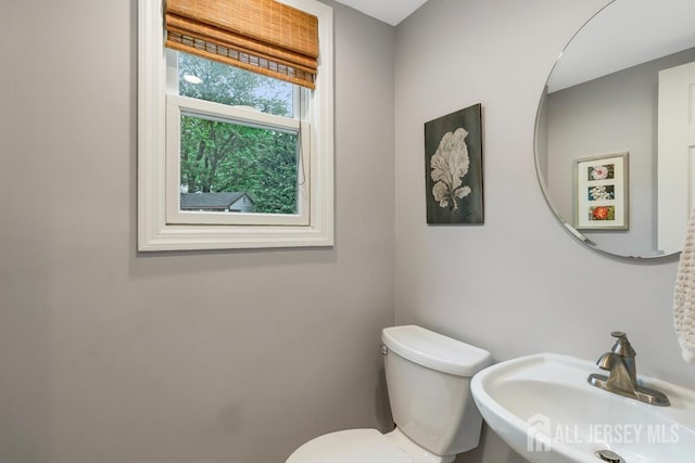 16 Russet Rd, South Brunswick, NJ 08824 - half bathroom with toilet and a sink