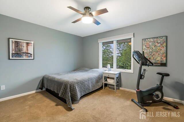 16 Russet Rd, South Brunswick, NJ 08824 - bedroom featuring carpet flooring and a ceiling fan