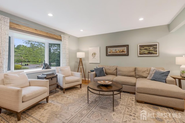 16 Russet Rd, South Brunswick, NJ 08824 - living room with recessed lighting and light wood-type flooring