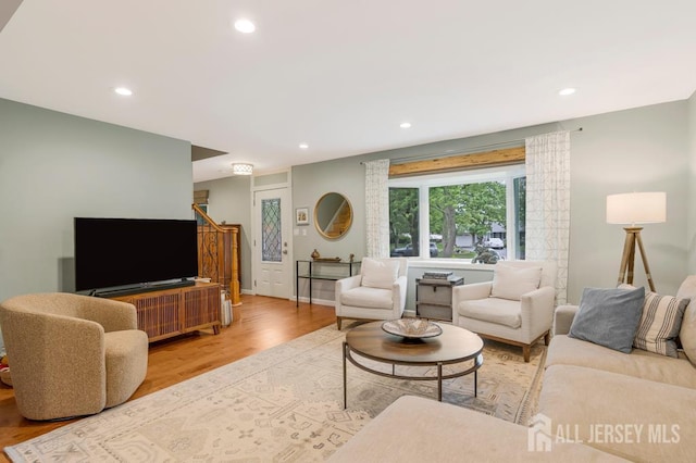 16 Russet Rd, South Brunswick, NJ 08824 - living room featuring recessed lighting and wood finished floors