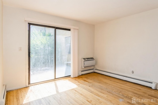 401 US Highway 22nd Rd Unit B8U1, North Plainfield, NJ 07060 - unfurnished room featuring light wood-style floors and baseboard heating