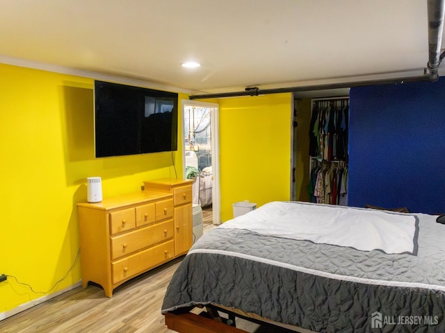 237 Cook Ave, Middlesex, NJ 08846 - bedroom with recessed lighting and light wood-style flooring