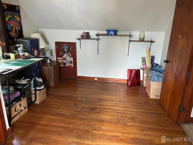 88 Lowell St Unit B, Carteret, NJ 07008 - bonus room featuring wood finished floors and lofted ceiling