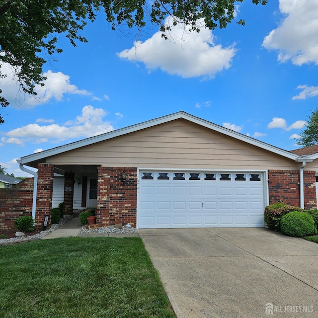 187 Newport Rd Unit A, Monroe, NJ 08831 - ranch-style house with brick siding, driveway, and an attached garage