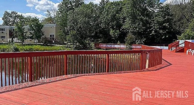 19 Lake Ave Unit 6A, East Brunswick, NJ 08816 - view of wooden deck