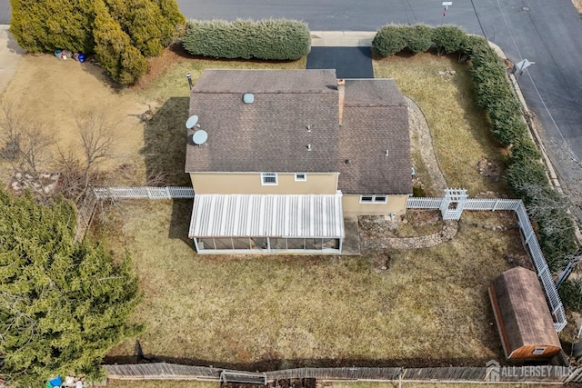 drone / aerial view