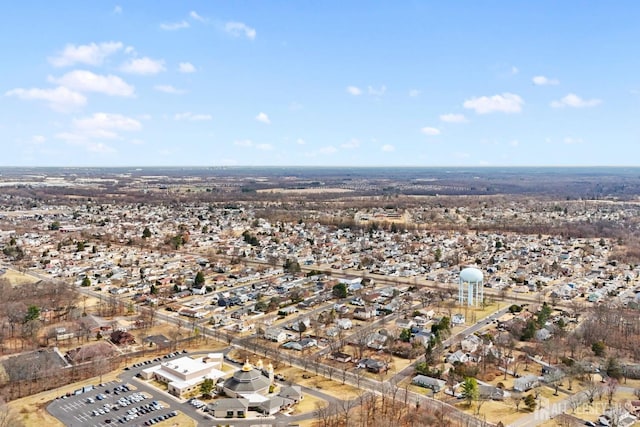 drone / aerial view featuring a residential view