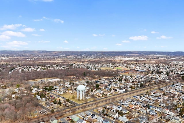 birds eye view of property featuring a residential view
