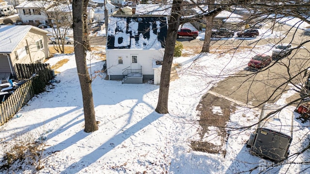 35 Red Bank Rd, Spotswood, NJ 08884 - snowy aerial view with a residential view
