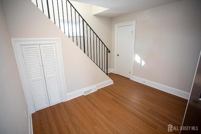35 Red Bank Rd, Spotswood, NJ 08884 - entrance foyer featuring wood finished floors and stairs