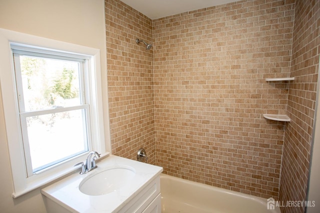 35 Red Bank Rd, Spotswood, NJ 08884 - bathroom with bathing tub / shower combination and vanity