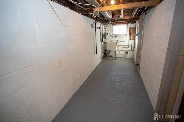 35 Red Bank Rd, Spotswood, NJ 08884 - basement with a sink