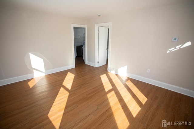 35 Red Bank Rd, Spotswood, NJ 08884 - unfurnished room with wood finished floors and a smoke detector