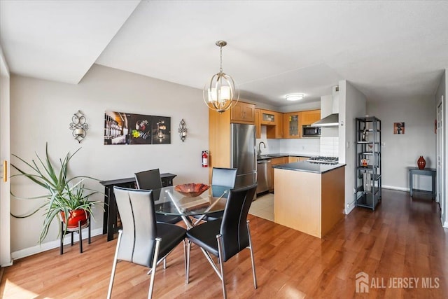 150 Overlook Ave Unit 15E, Hackensack, NJ 07601 - dining area with wood finished floors