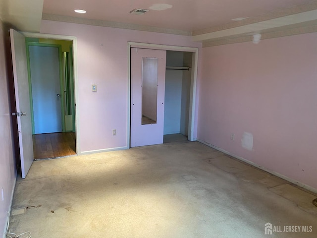 112 Beverly Hill Ter Unit H, Woodbridge Proper, NJ 07095 - unfurnished bedroom featuring carpet flooring and a closet