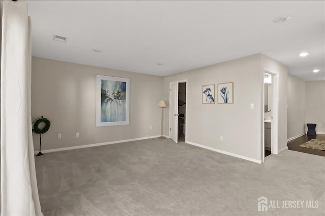 905 Chalmers Ln, Monroe, NJ 08831 - unfurnished living room with carpet and recessed lighting