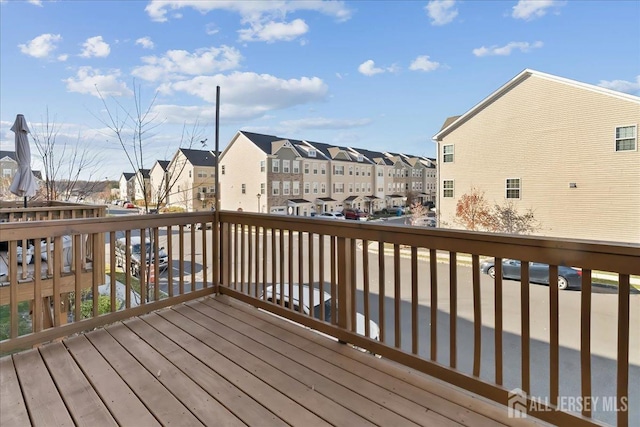 905 Chalmers Ln, Monroe, NJ 08831 - deck with a residential view